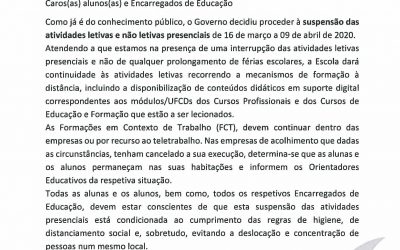 Comunicado EPAR – 13.03.2020