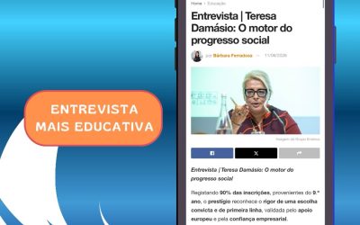 Entrevista Mais Educativa Teresa Damásio: O motor do progresso social